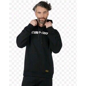 CAN-AM Logo mens HOODIE Black Size XL